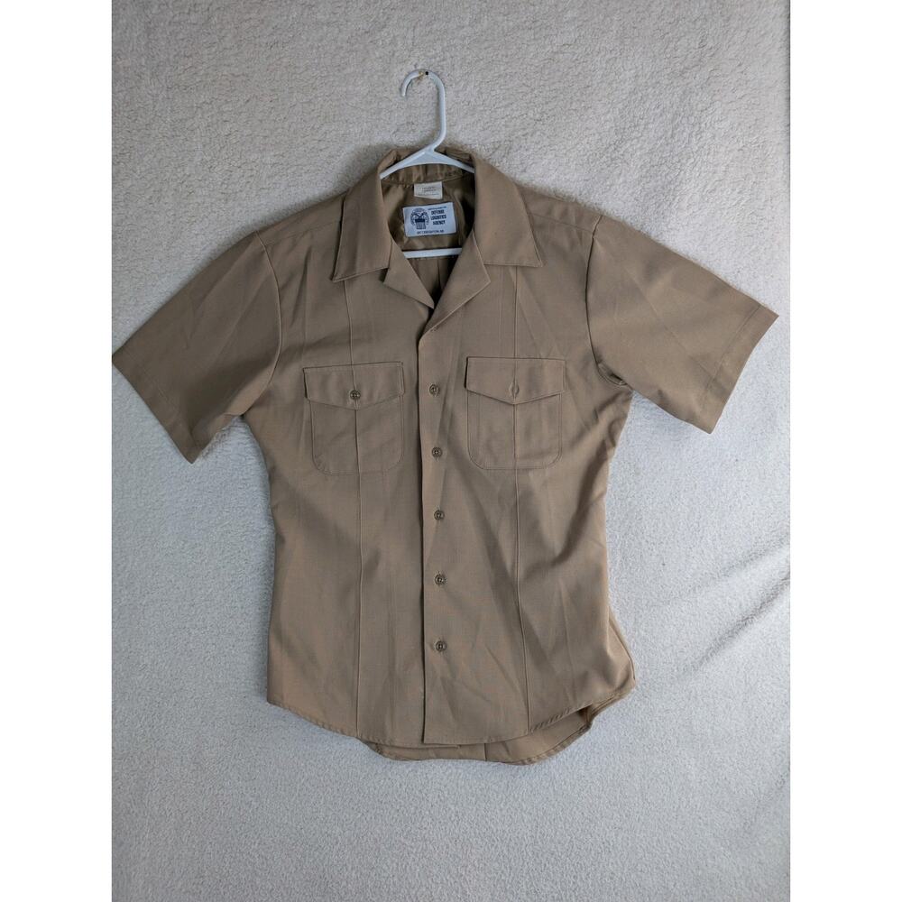 Creighton Military Shirt Mens Medium Wool Defense Logistics Agency Mens USMC NSU